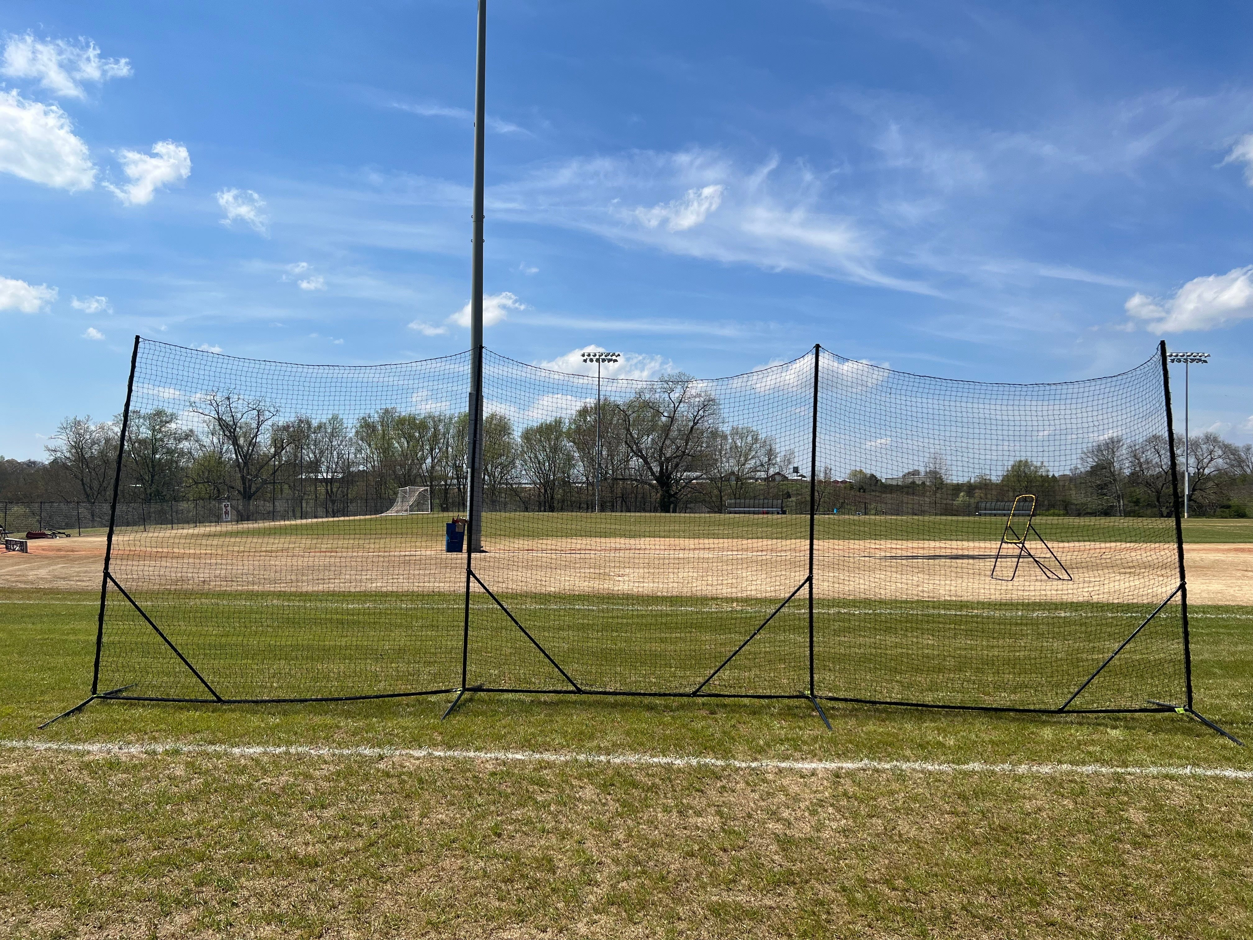 NEW! - Backstop CURV 10' x 30' Adjustable Angle System w/3mm knotted poly net by CrankShooter®   FREE SHIPPING - Image 5