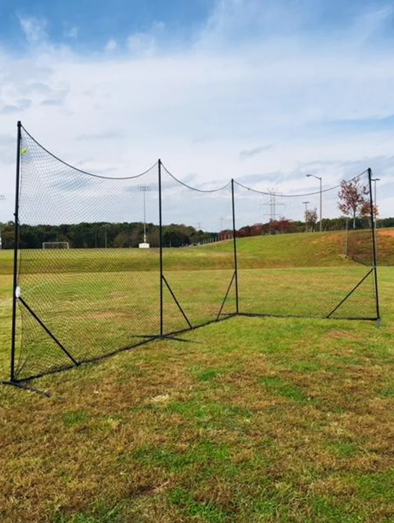 NEW! - Backstop CURV 10' x 30' Adjustable Angle System w/3mm knotted poly net by CrankShooter®   FREE SHIPPING - Image 7