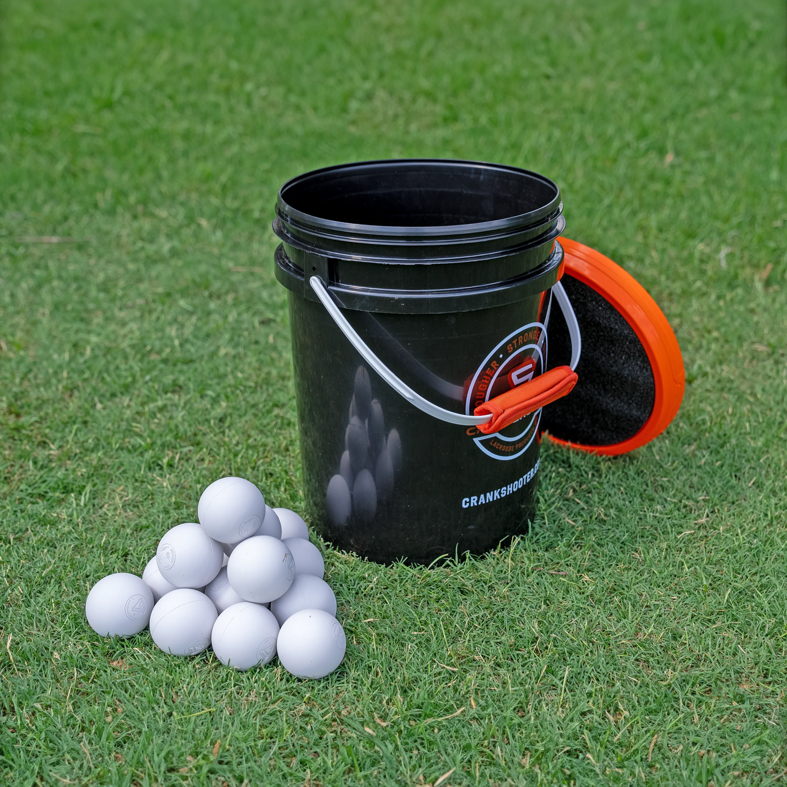 Crankshooter® Lacrosse Ball Bucket – Official Game Balls – 12 to 60 Pack – Fully Certified – Padded Lid & Handle – Free Shipping - Image 6