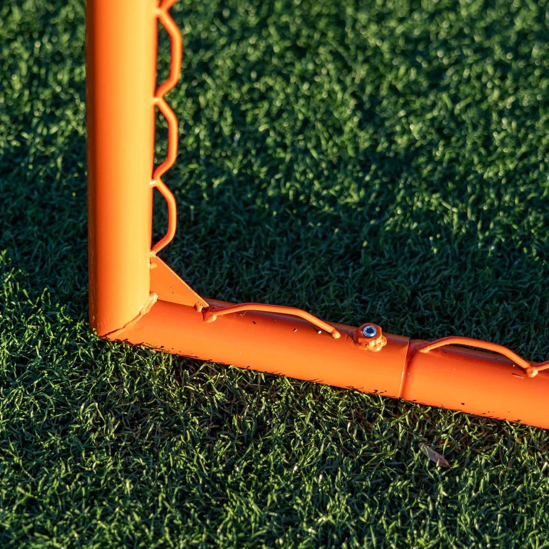 High School Practice Lacrosse Goal Frame Only, 6'x6'x7', Lacing Rails, 59 lbs. - Free Shipping - Image 3