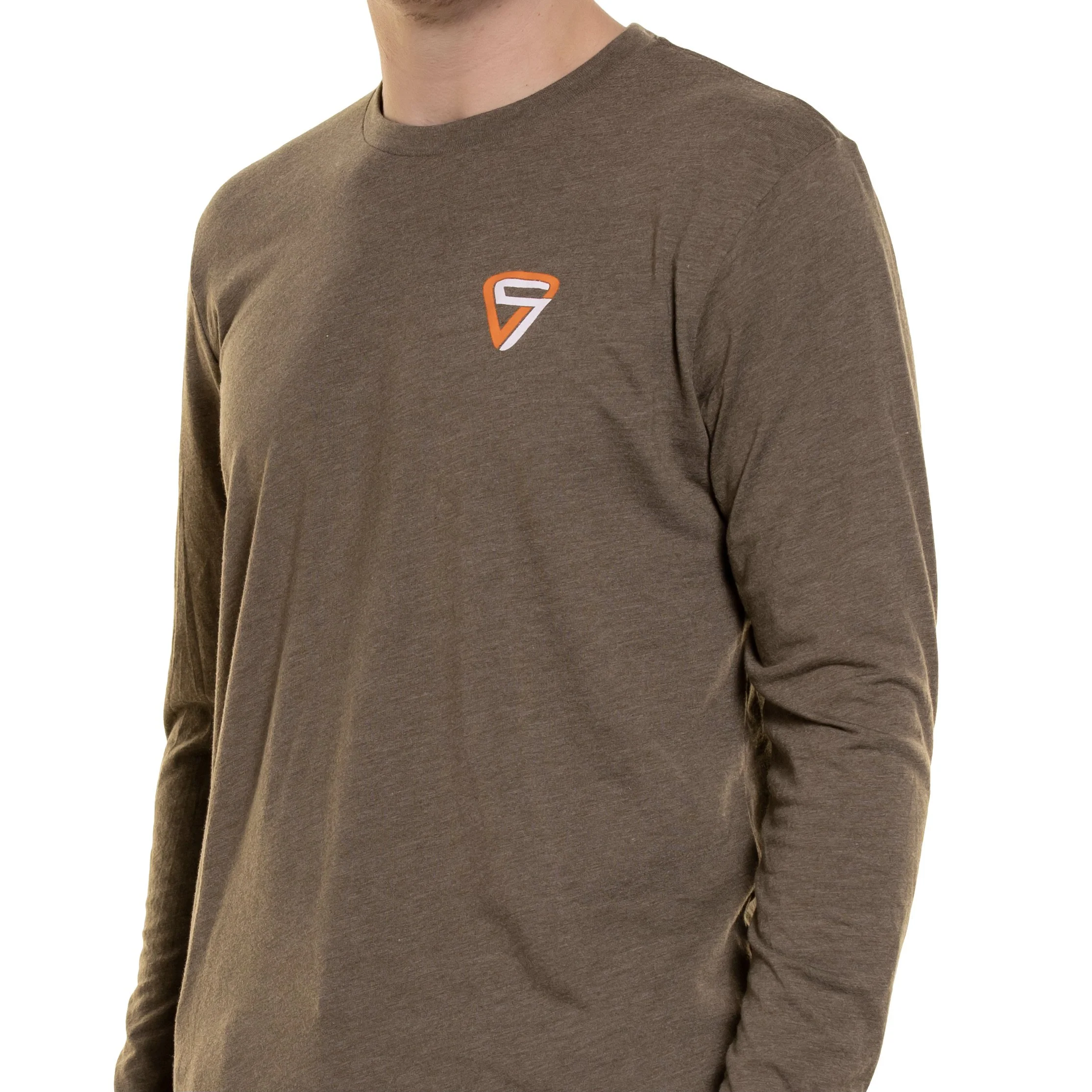 NEW! CrankShooter® Lacrosse Products Long Sleeve T Shirt, Green, Blend Material - Made in the USA - FREE SHIPPING - Image 3