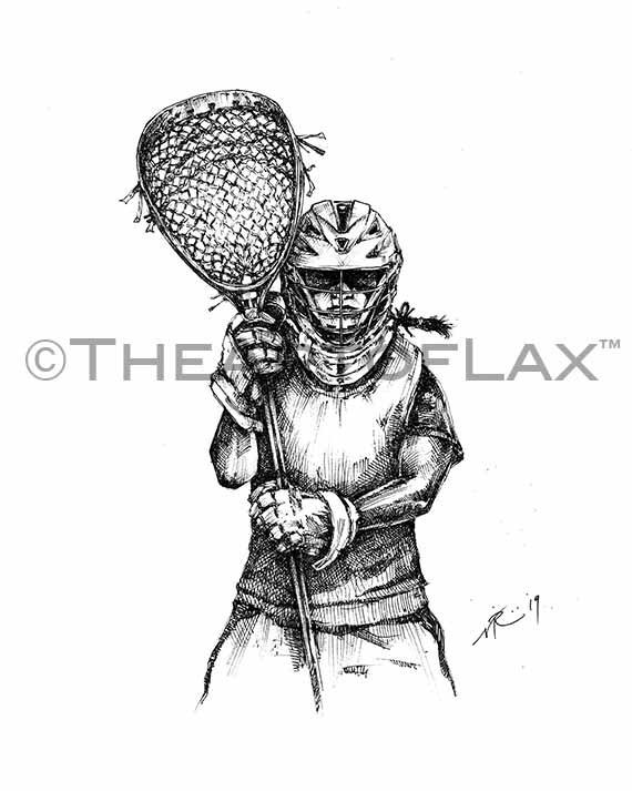 Hi-Impact Lacrosse Shot Trainer for 6'x6'x7' Goal by Crankshooter® - FEMALE GOALIE - Triple Stitching - FREE Shipping - Image 16