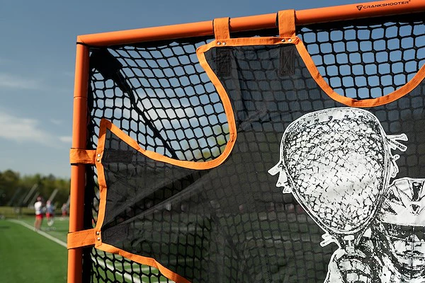Hi-Impact Lacrosse Shot Trainer for 6'x6'x7' Goal by Crankshooter® - FEMALE GOALIE - Triple Stitching - FREE Shipping - Image 6