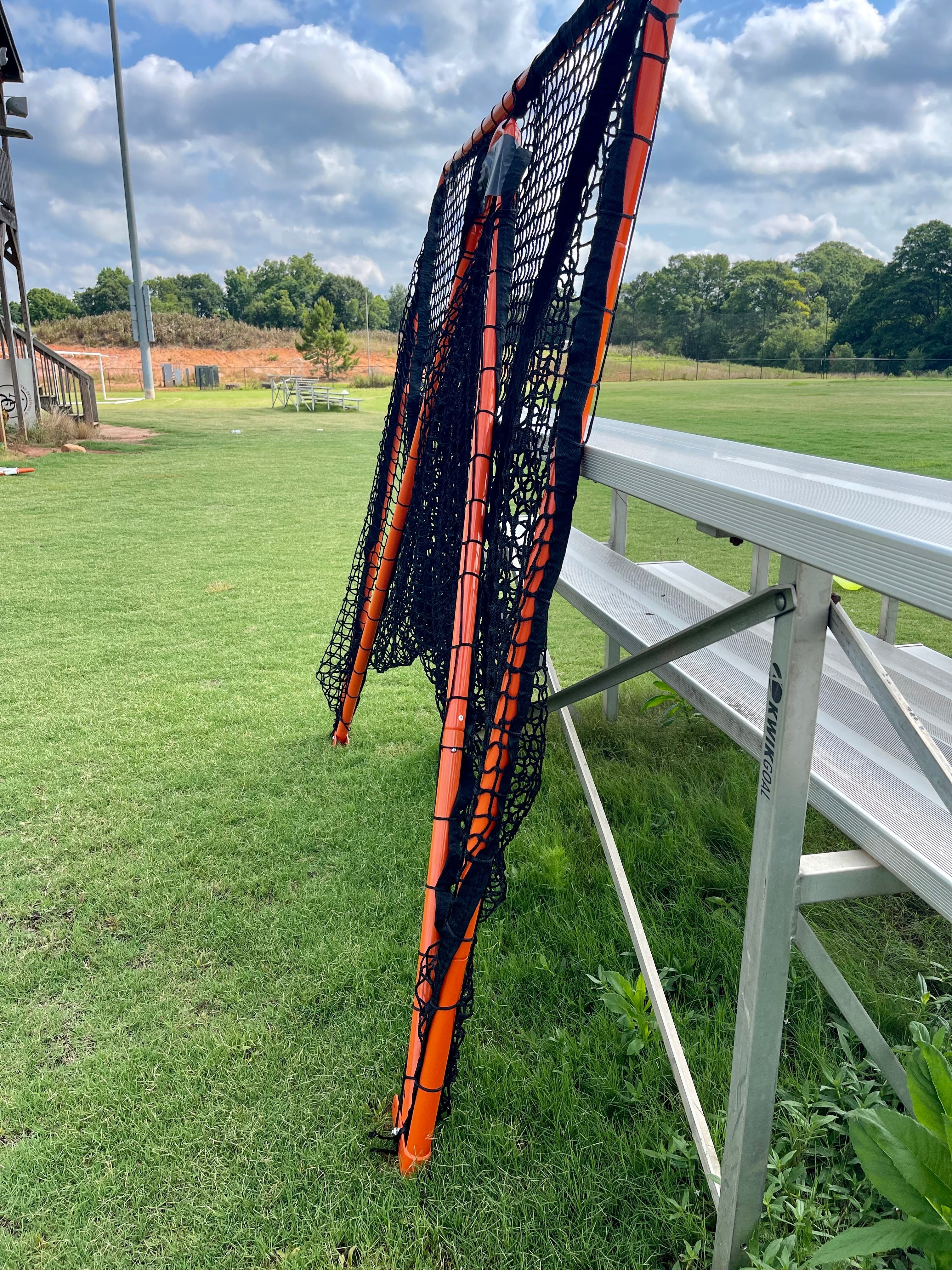 Open Box, Folding Lacrosse Goal - 30 lbs, 6'x6'x7' by Crankshooter® INCLUDED with 5mm BLACK Net - FREE Shipping (Copy) - Image 10
