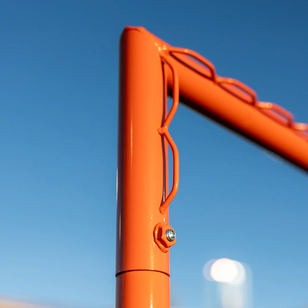 High School Practice Lacrosse Goal, 6'x6'x7', Lacing Rails, 59 lbs. Includes 6mm or 7mm White or Black Net, #1 Selling Goal, By Crankshooter® - Free Shipping - Image 11