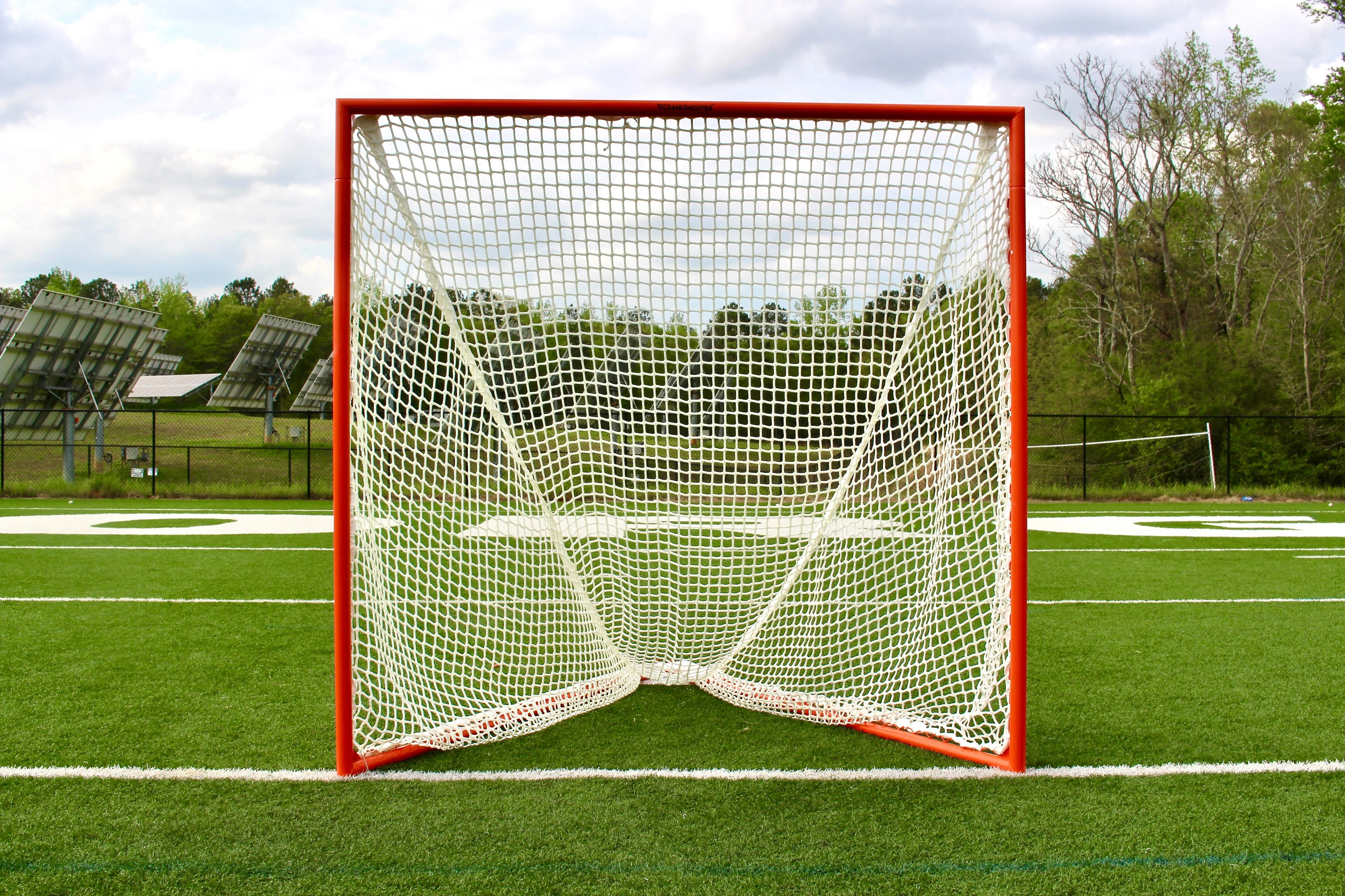 High School Practice Lacrosse Goal, 6'x6'x7', Lacing Rails, 59 lbs. Includes 6mm or 7mm White or Black Net, #1 Selling Goal, By Crankshooter® - Free Shipping - Image 16
