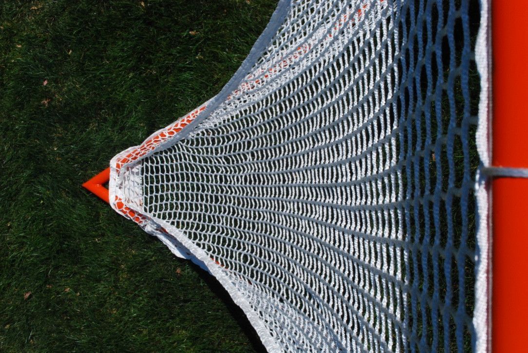 Tournament Lacrosse Goal, 6'x6'x7', 35 lbs. Includes 4mm - 7mm White or Black Net - Free Shipping - Image 6