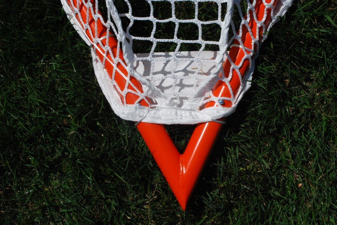 Tournament Lacrosse Goal, 6'x6'x7', 35 lbs. Includes 4mm - 7mm White or Black Net - Free Shipping - Image 8