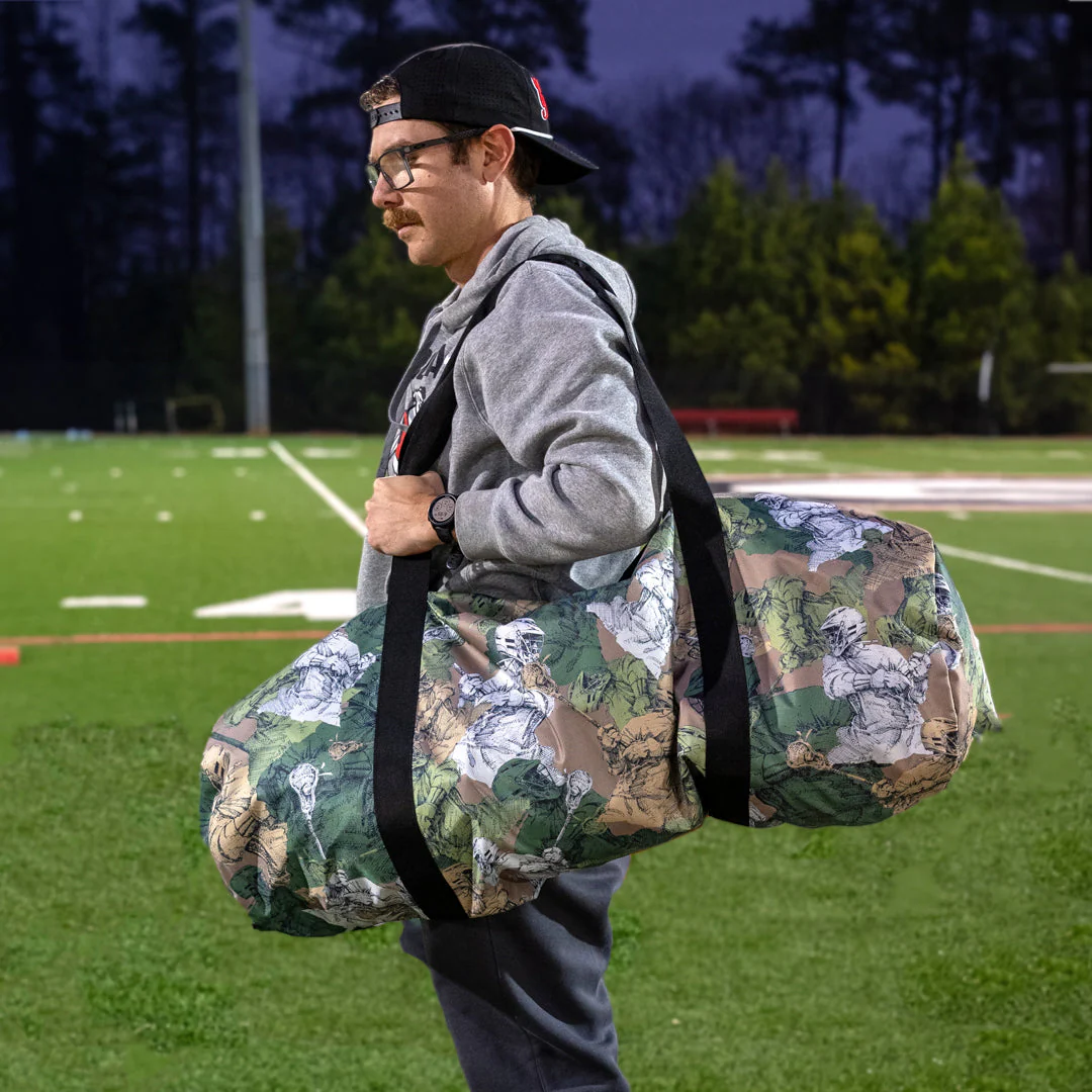 NEW! Lacrosse Gear Duffel Bag by Crankshooter®, High Performance Material, CrankCamo by TheArtofLax - FREE SHIPPING - Image 7