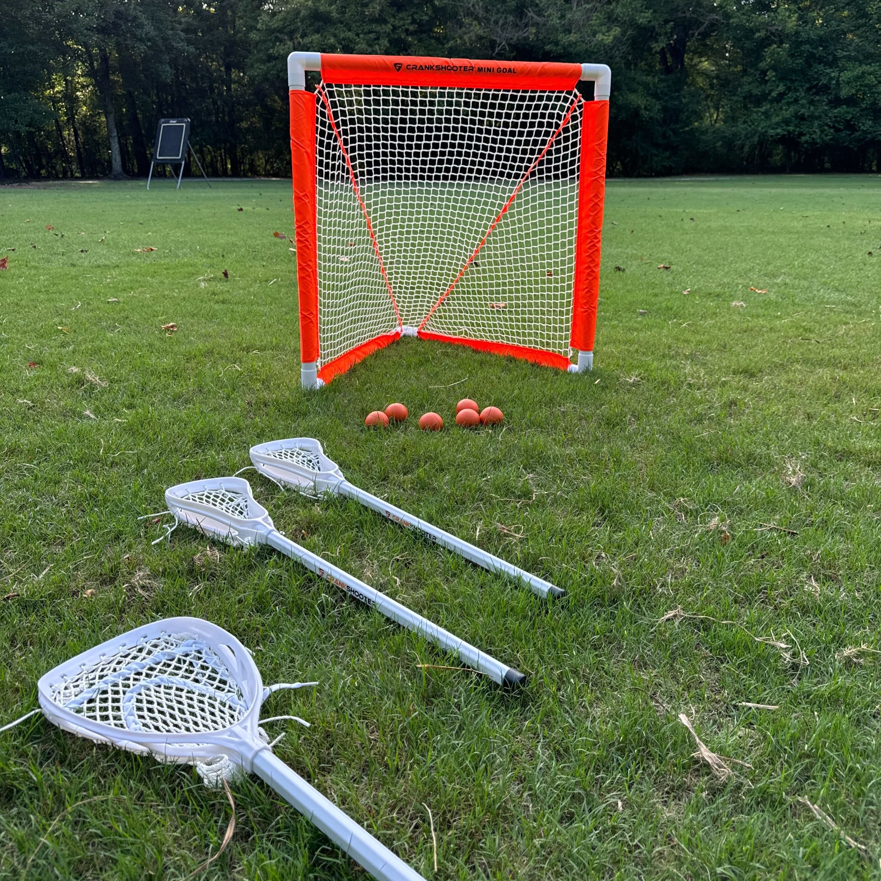 NEW! Mini Lacrosse Goal Set, Includes 2 Goals, 3 sticks & Soft Ball - FREE SHIPPING - Image 6