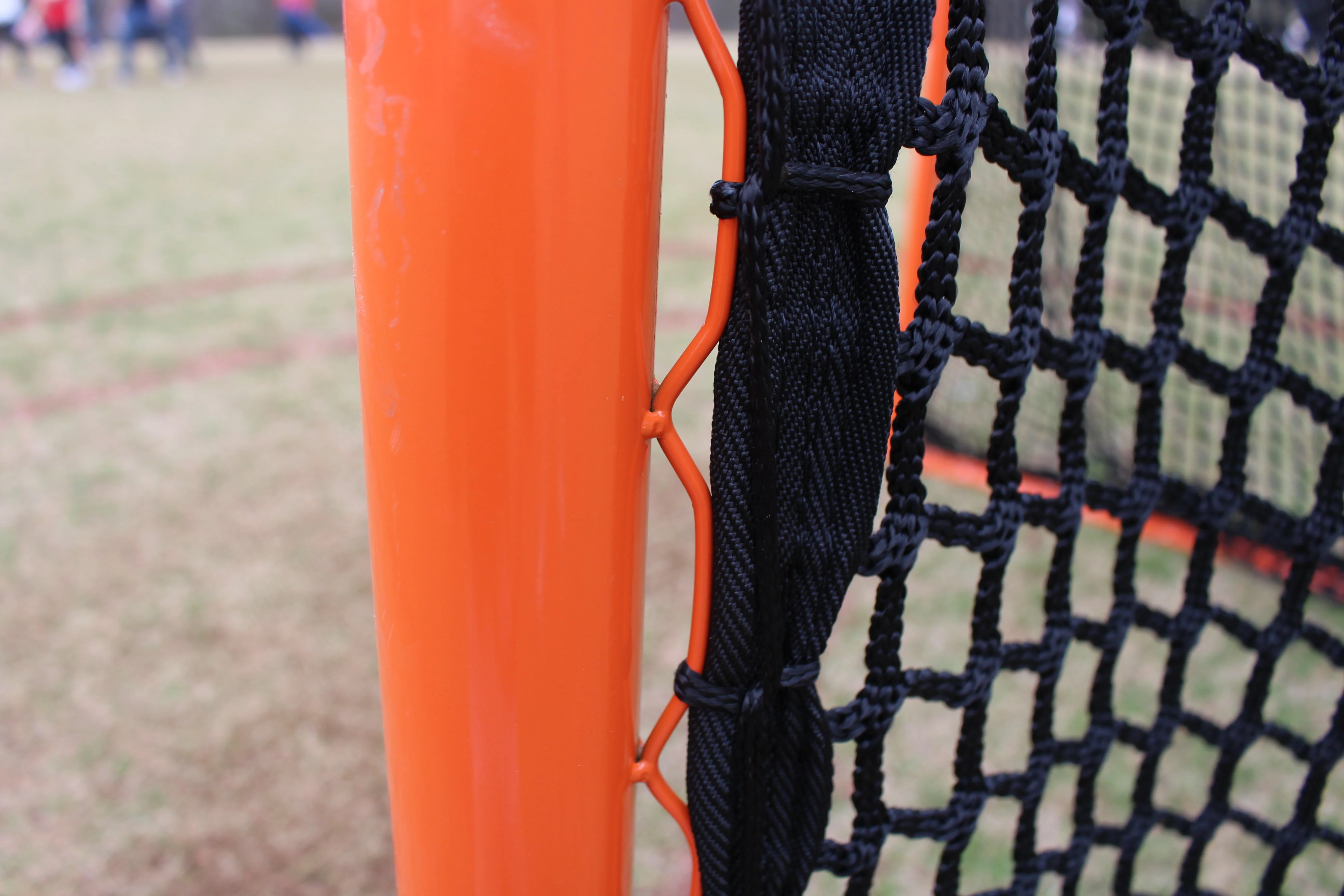 Pair (Qty 2) of College/High School Game Lacrosse Goals, 6'x6'x7', Flat Base With Lacing Rails, 118 lbs. (Each) Includes 6mm or 7mm White or Black Nets, By Crankshooter® - Free Shipping - Image 8