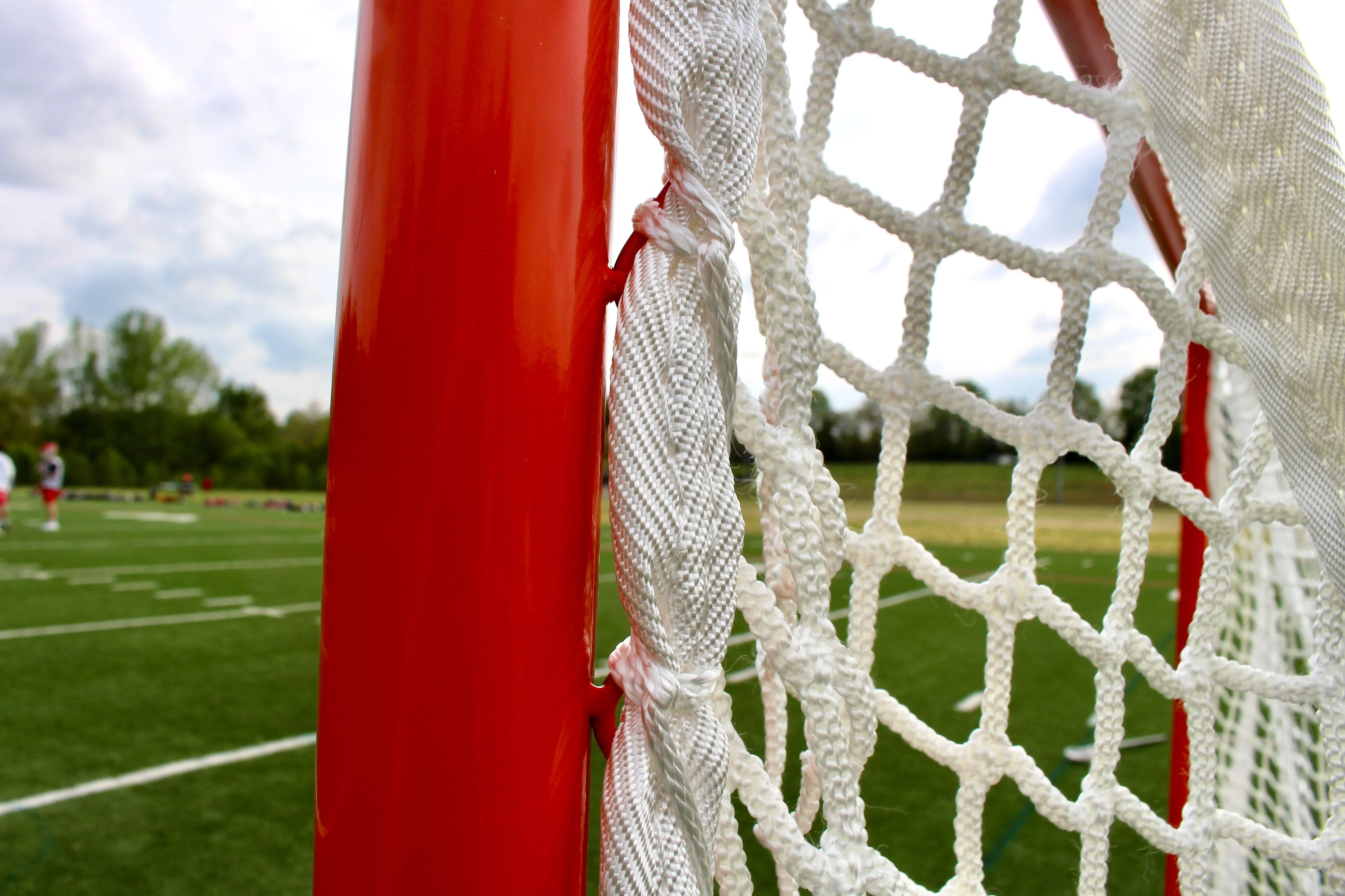 Pair (Qty 2.) of High School Practice Lacrosse Goals, 6'x6'x7', Lacing Rails, 59 lbs. (Each) Includes 6mm White or Black Nets, By Crankshooter® - Free Shipping - Image 9