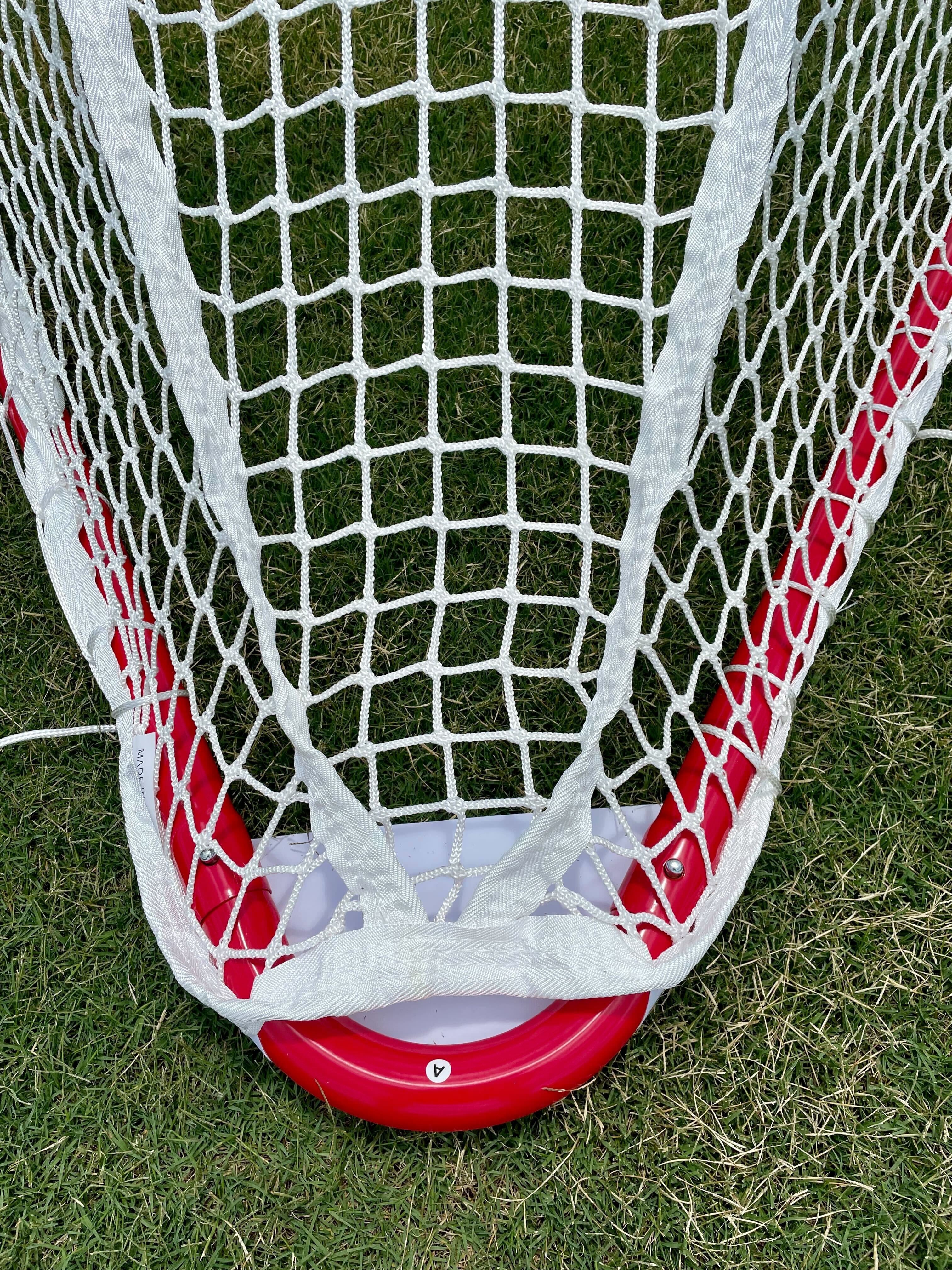 Pair (Qty 2.) of Box Lacrosse Goals, 4x4x4', 29 lbs. (Each) Includes 5mm White or Black Nets, By Crankshooter® - Free Shipping - Image 4