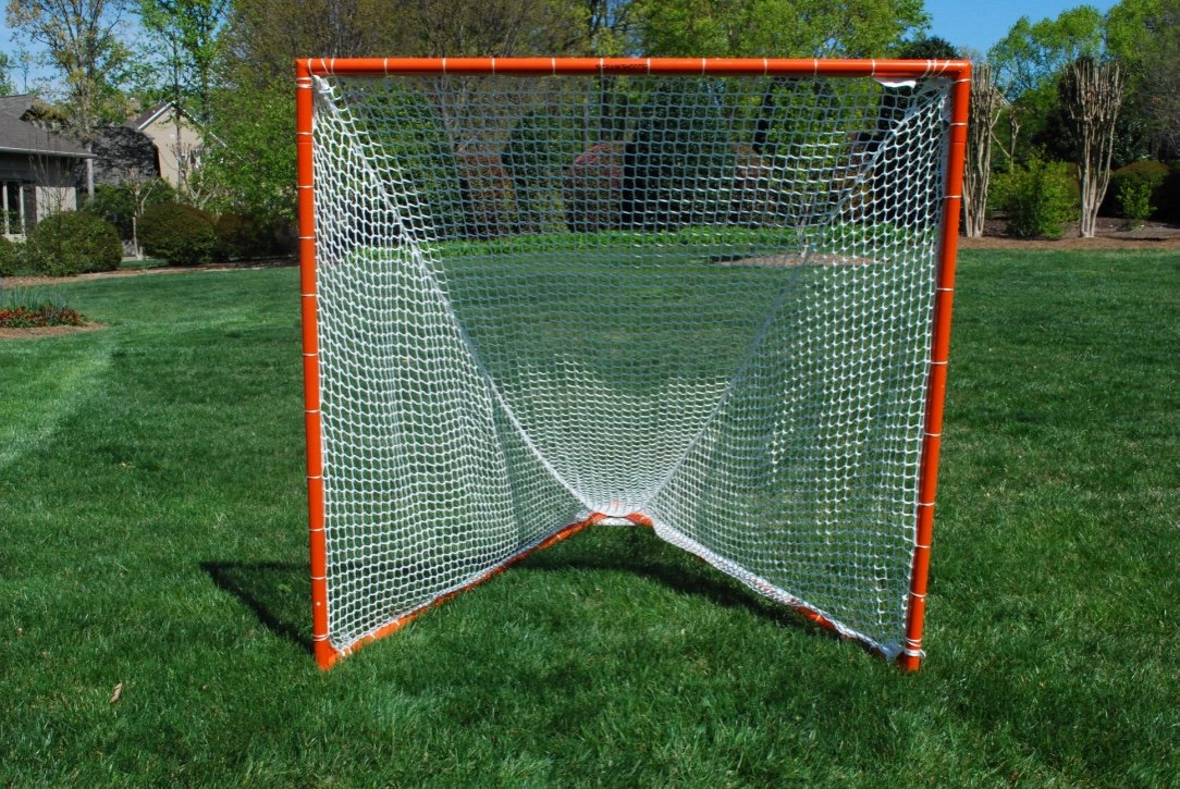 Pair (Qty 2) of Tournament Lacrosse Goals, 35 lbs. (Each) Includes 6mm Black Nets, By Crankshooter® - Free Shipping - Image 5
