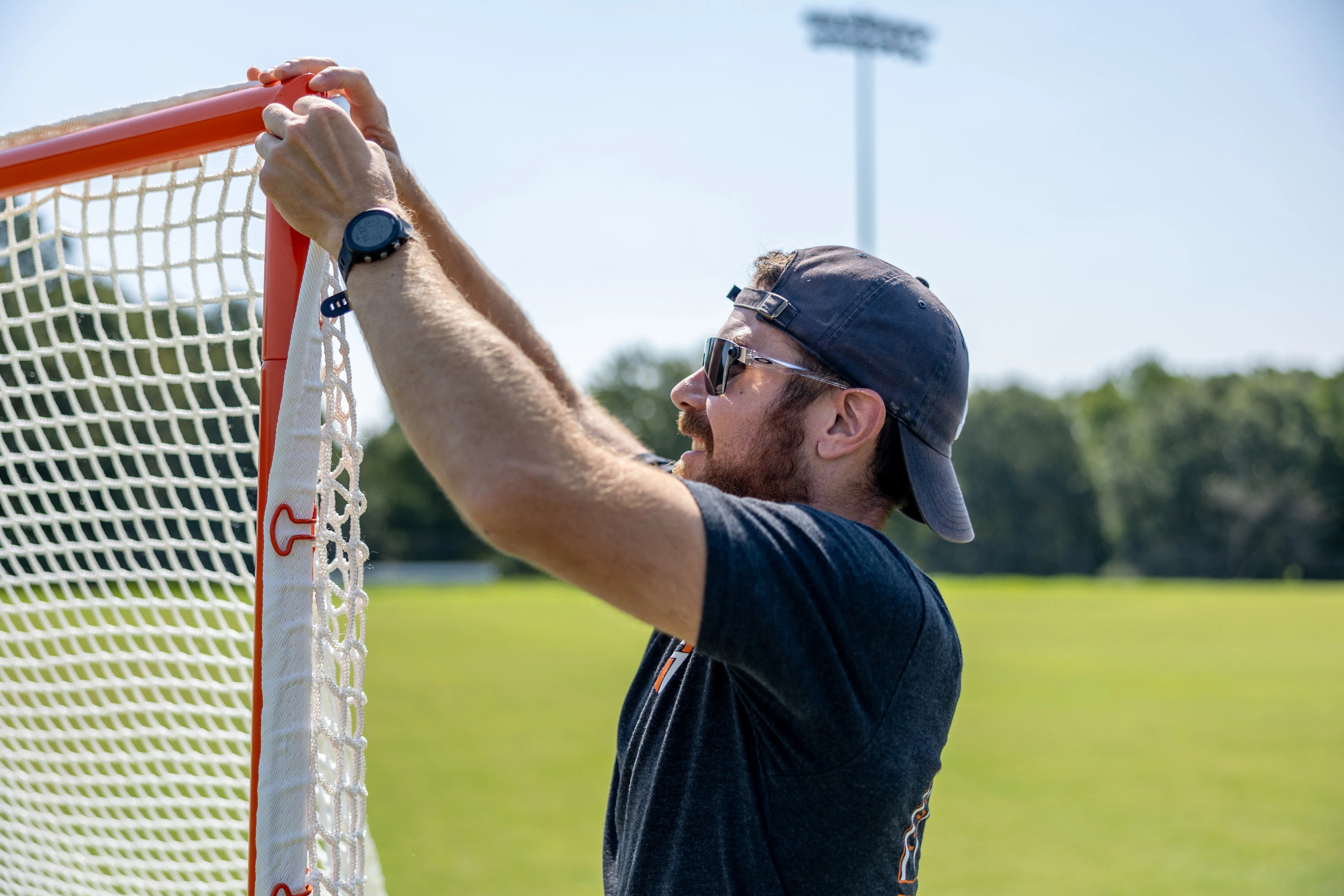 NEW! QUICK CLIP™ Tournament Lacrosse Goal, With Quick Attach Netting, Attaches in 90 seconds, Includes 5mm or 6mm White or Black Net - Free Shipping - Image 9